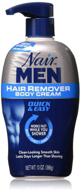 💪 nair for men hair removal body cream 13 oz (pack of 3): the ultimate solution for gentle and effective hair removal! logo