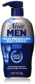 img 2 attached to 💪 Nair For Men Hair Removal Body Cream 13 oz (Pack of 3): The Ultimate Solution for Gentle and Effective Hair Removal!