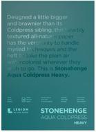 🎨 stonehenge aqua heavy watercolor block 10x14 - 300lb, cold press, 10 sheets - premium quality white sketchbook for professional artists logo