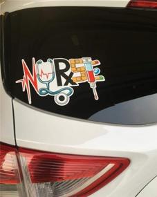 img 3 attached to 🩺 Vinyl Nurse Sticker & Decal Pack - 3 Sizes included!