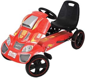 img 4 attached to Red Hot Wheels Speedster Kart