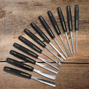 img 3 attached to 🔪 Enhance Your Carving Skills with Yellowhammer's 12-Piece Wood Carving Tool Set - Ideal for Beginners, Hobbyists, and Professionals! Featuring Beech Handles, Alloy Chromium Vanadium Steel Blades, and an Attractive Case!