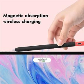 img 2 attached to Stylish Silicone Case for Type C Charging Port Stylus Pen: Anti-Slip Cover & Holder Sleeve - Compatible & Protective