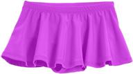 🩱 city threads girls' upf50+ swim skirt rashguard - versatile bikini bottom bikini skort for effective sun protection logo