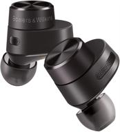 🎧 bowers & wilkins pi5 true wireless headphones - 4 built-in mics, bluetooth 5.0, qualcomm aptx, advanced noise cancellation, compatible with b&w android/ios app, smart wireless charging logo