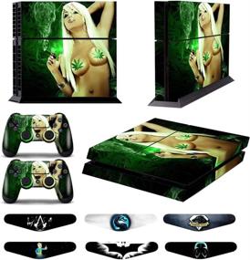 img 4 attached to 🎮 Attractive Skins for PS4 Controller - Stylish Decals and Stickers for Playstation 4 Games - Trendy Cover for PS4 Console Accessories - Enhance Your Gaming Experience with PS4 Faceplate and Dualshock 5 Two Controllers Skin - Women's Favorite Choice