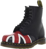 черные мальчики туфли и сапоги - dr martens brooklee toddler логотип