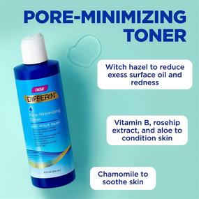 img 2 attached to 🌿 Witch Hazel Toner by Differin Gel: Pore-Minimizing Skin Toner for Acne Prone Sensitive Skin (8 oz)