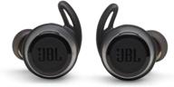 🎧 восстановленные беспроводные спортивные наушники jbl reflect flow in-ear в черном цвете. логотип