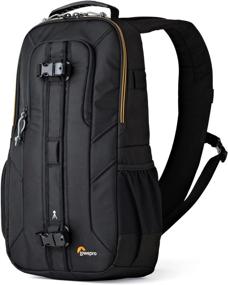 img 4 attached to Lowepro LP36899PWW Слингшот Эдж 250 AW Компактная сумка для цифровых зеркальных камер или DJI Mavic Pro/Mavic Pro Platinum - Стройный, надежный и сообразительный дизайн в черном цвете - Размеры: 9,06 x 4,72 x 8,27 дюйма.