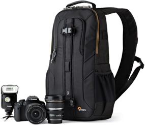 img 3 attached to Lowepro LP36899PWW Слингшот Эдж 250 AW Компактная сумка для цифровых зеркальных камер или DJI Mavic Pro/Mavic Pro Platinum - Стройный, надежный и сообразительный дизайн в черном цвете - Размеры: 9,06 x 4,72 x 8,27 дюйма.