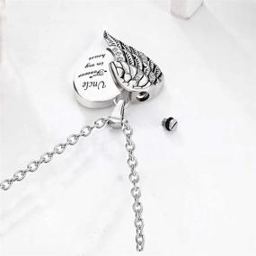 img 2 attached to 🌹 Unique MEMORIALU Necklaces: Exquisite Cremation Keepsakes for Boys' Memorial Jewelry