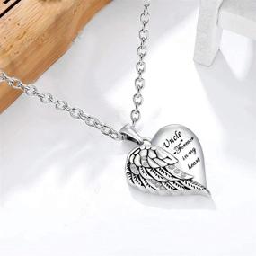 img 1 attached to 🌹 Unique MEMORIALU Necklaces: Exquisite Cremation Keepsakes for Boys' Memorial Jewelry