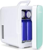 🥶 yitamotor portable mini fridge 6l/8-can ac/dc compact lightweight cooler warmer - perfect for car, bedroom, office, dorm, travel (green) logo