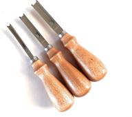 🔪 wessben leathercraft leather edge skiving leather beveler tool set - three sizes (4mm, 6mm, 8mm) logo