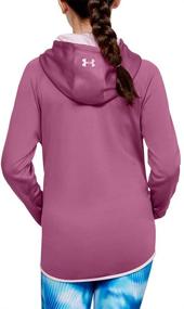 img 3 attached to 🔥 Stay Warm and Stylish with Under Armour Girls Armour Fleece Full Zip