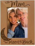 🖼️ kate posh engraved wood picture frame - best mom ever, birthday gifts, mother's day, bride's & groom's mother логотип