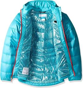 img 1 attached to 🧥 Columbia Girls' Gold 550 TurboDown Hooded Down Jacket - Ultimate Winter Outerwear for Girls