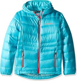 img 3 attached to 🧥 Columbia Girls' Gold 550 TurboDown Hooded Down Jacket - Ultimate Winter Outerwear for Girls
