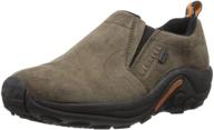 men's merrell jungle waterproof slip-on loafers in gunsmoke - shoes for superior comfort and style logo