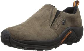 img 4 attached to Men's Merrell Jungle Waterproof Slip-On Loafers in Gunsmoke - Shoes for Superior Comfort and Style
