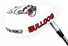 img 1 attached to 🐶 CNC Bulldog Mallet Putter Cover Headcover for Scotty Cameron, Taylormade, and Odyssey 2ball - Optimize your Golf Game!