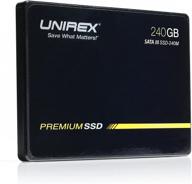 240 гб черный премиум 3d tlc/qlc sata iii твердотельный накопитель с скоростью ssd. логотип