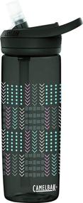 img 4 attached to 🍶 BPA Free CamelBak eddy+ 20 oz Water Bottle - Quilt Geo Design