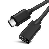 🔌 usb-кабель alffaa 3ft с разъемом usb c: удлинительный шнур типа c для nintendo switch, macbook pro, google pixel, samsung galaxy note 8, s8 plus - совместимый разъем мужской к женскому логотип