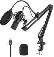 🎙️ fifine usb streaming microphone kit: великолепный конденсаторный студийный микрофон для профессиональной записи. логотип