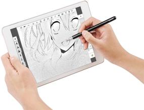 img 1 attached to 🖊 Белые стилусы для iPad Pencil, CCIVV магнитные стилусы со дисками, совместимые с Apple/iPhone/iPad pro/Mini/Air/Android/Microsoft/Surface и другими сенсорными экранами