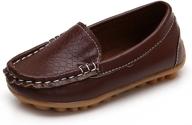 👞 sofmuo boys' leather loafers - ideal shoes for schooling and everyday walking логотип