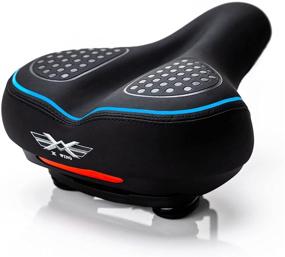 img 4 attached to 🚴 X WING Comfortable Bike Seat: Premium Bicycle Saddle Cushion for Men and Women, Guaranteed Fit for All Standard Outdoor Bikes