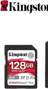 img 3 attached to 💾 Kingston Canvas React Plus 128GB Memory Card - UHS-II, C10, U3, V90, 300MB/s Read