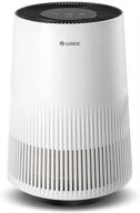 gree home air purifiers with h13 true hepa filter for smoke, pet, odor, dust - small bedroom, office, and kitchen air purifier. sensor-equipped, whisper-quiet. logo