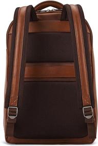 img 3 attached to 🎒 Samsonite Classic Leather Backpack: Cognac, One Size - Sleek & Timeless Design for Ultimate Style & Functionality