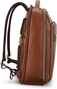 img 2 attached to 🎒 Samsonite Classic Leather Backpack: Cognac, One Size - Sleek & Timeless Design for Ultimate Style & Functionality
