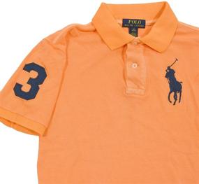 img 1 attached to Рубашка фиолетового цвета Polo Ralph Lauren для мальчиков, шарфы, футболки и рубашки в одежде для мальчиков.