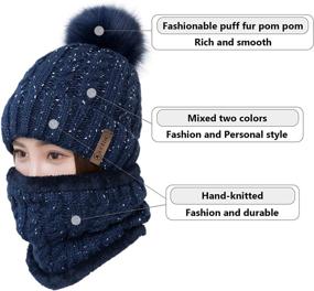 img 3 attached to LCZTN Womens Beanie Winter Slouchy Outdoor Recreation for Hiking & Outdoor Recreation Clothing