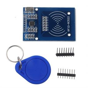 img 4 attached to 🔑 2 набора модулей считывателя IC-карт с поддержкой RFID RF Stemedu RC522 с пустой картой S50 и брелоком + 40-контактный женский разъем для платы Arduino Raspberry Pi Nano NodeMCU