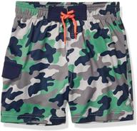 pineapple print medium boys' spotted 🍍 zebra shorts - trendy clothing for kids logo