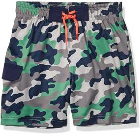 img 3 attached to Pineapple Print Medium Boys' Spotted 🍍 Zebra Shorts - Trendy Clothing for Kids
