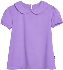 img 4 attached to 👗 Stylish City Threads Little Collar Tshirt for Girls: Trendy Clothing for Your Fashion-Savvy Princess