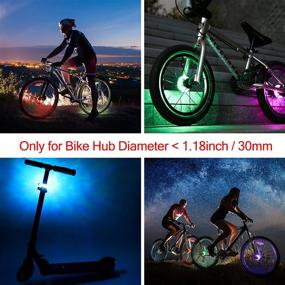 img 2 attached to 🚲 Saaboon Bike Wheel Lights: LED Kids Balance Bicycle Tire Hub Accessories - Best Toy Gift for Boys Girls Teen - Ages 2-12 - Perfect for Birthday and Holiday Celebrations