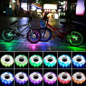 img 4 attached to 🚲 Saaboon Bike Wheel Lights: LED Kids Balance Bicycle Tire Hub Accessories - Best Toy Gift for Boys Girls Teen - Ages 2-12 - Perfect for Birthday and Holiday Celebrations