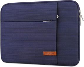 img 4 attached to 🔵 Lacdo 11 Inch Chromebook Case Laptop Sleeve for MacBook Air 11.6-inch, Surface Pro X 7 6 5, 11.6" Samsung HP Acer Chromebook R11 Asus C202 C330 - Blue