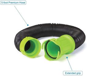 img 1 attached to 🚽 TITAN 5-Foot Premium RV Sewer Hose Extension - Thetford 17915: Ultimate Solution for Extended Sewage Disposal in Recreational Vehicles!