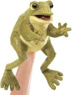 🐸 folkmanis funny frog hand puppet: hilariously entertaining toy for kids and adults logo