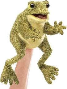 img 4 attached to 🐸 Folkmanis Funny Frog Hand Puppet: Hilariously Entertaining Toy for Kids and Adults