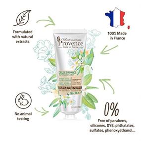 img 1 attached to 🌿 Mademoiselle Provence Organic Almond Ultra-Rich Hand Cream with Orange Blossom Extracts, Shea Butter for Dry Sensitive Skin, Natural Vegan Hand Moisturizing Lotion, Dermatologist Tested, 2.5 fl oz